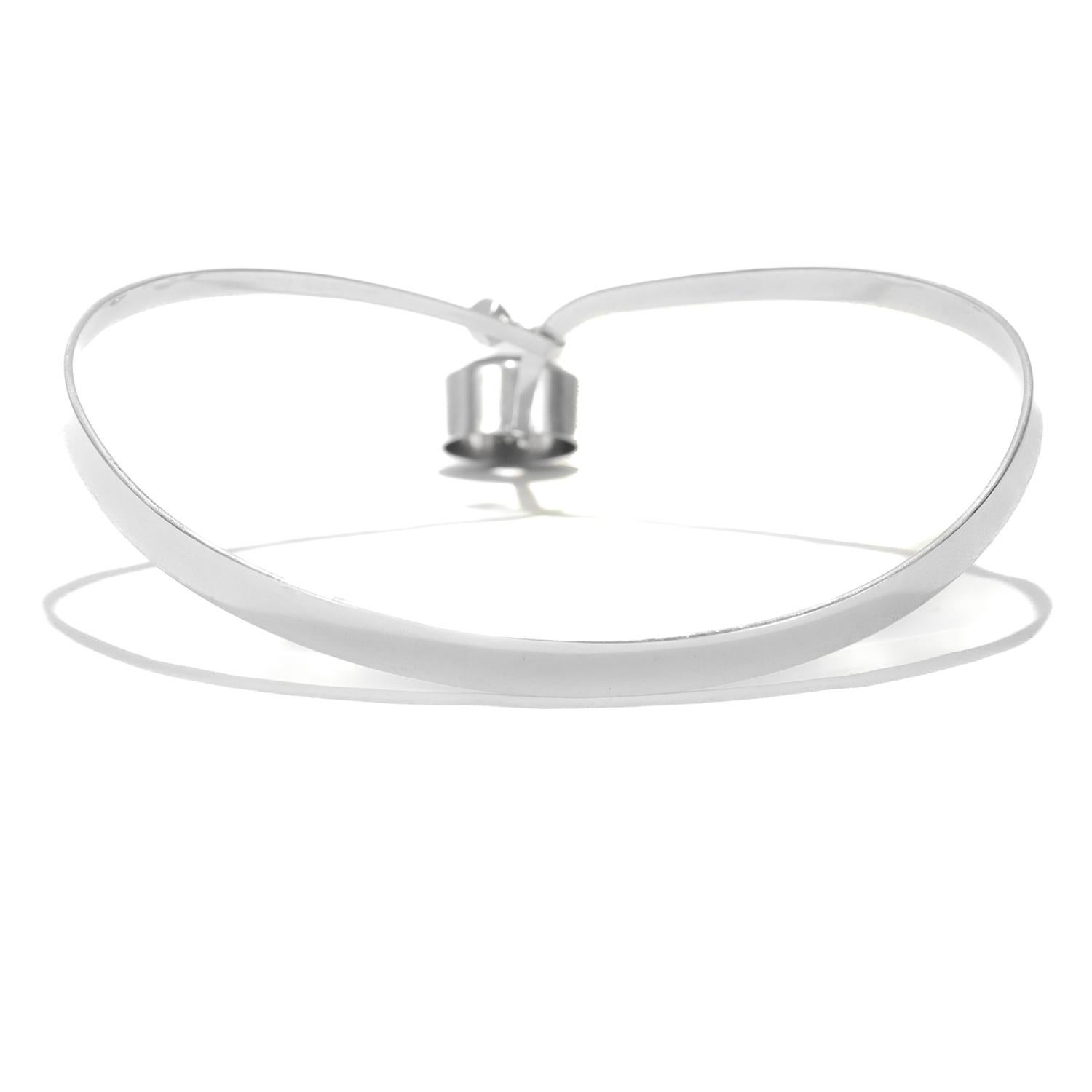 Collana girocollo scandinava in argento e topazio fumé di Gert Thysell, metà del secolo scorso in vendita 2