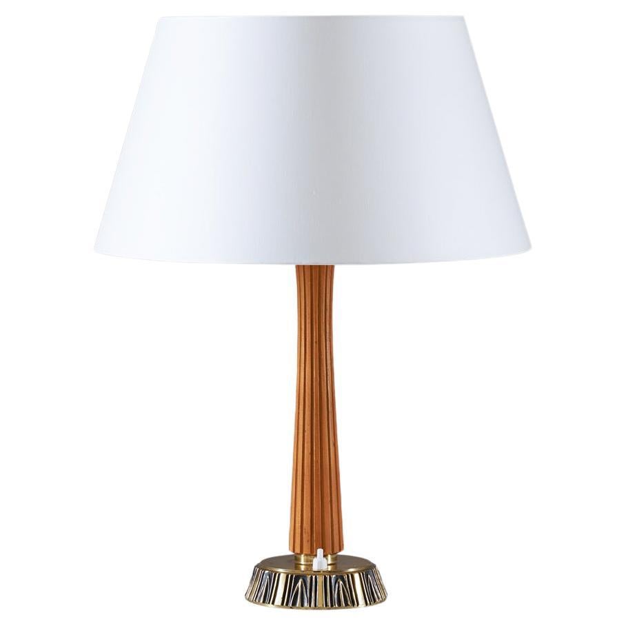 Scandinavian Mid Century Table Lamp by ASEA