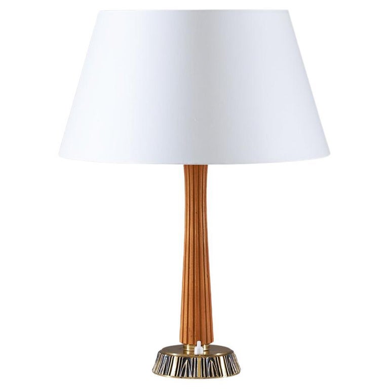 Scandinavian Mid Century Table Lamp by ASEA For Sale