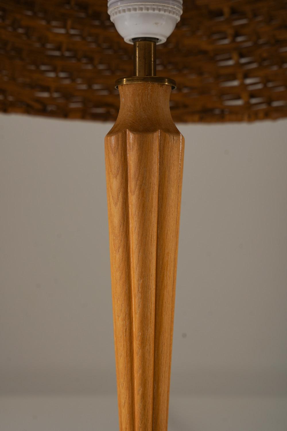 Swedish Scandinavian Mid Century Table Lamp For Sale