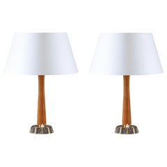 Lampes de table scandinaves du milieu du siècle dernier par ASEA