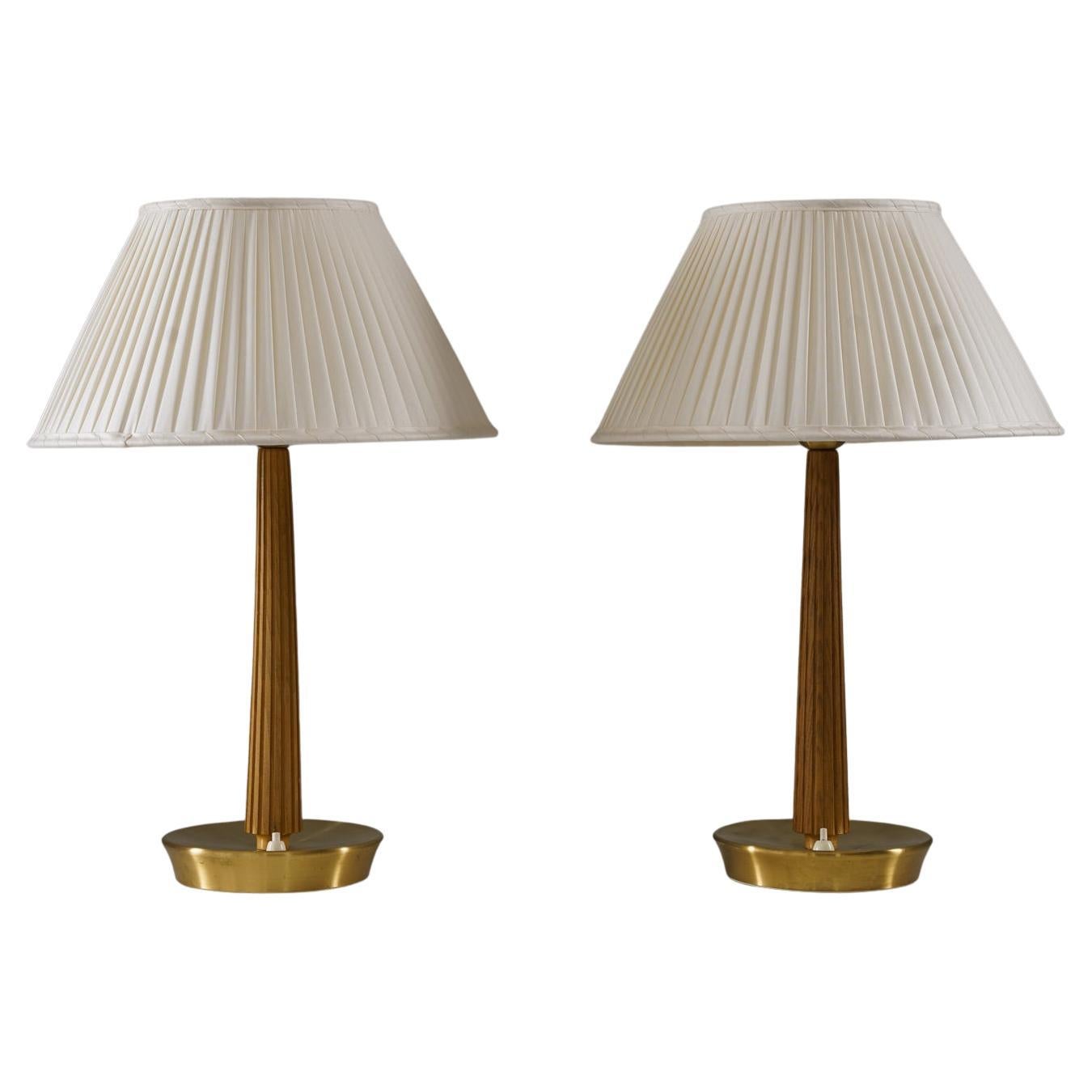 Scandinavian Mid Century Table Lamps by ASEA