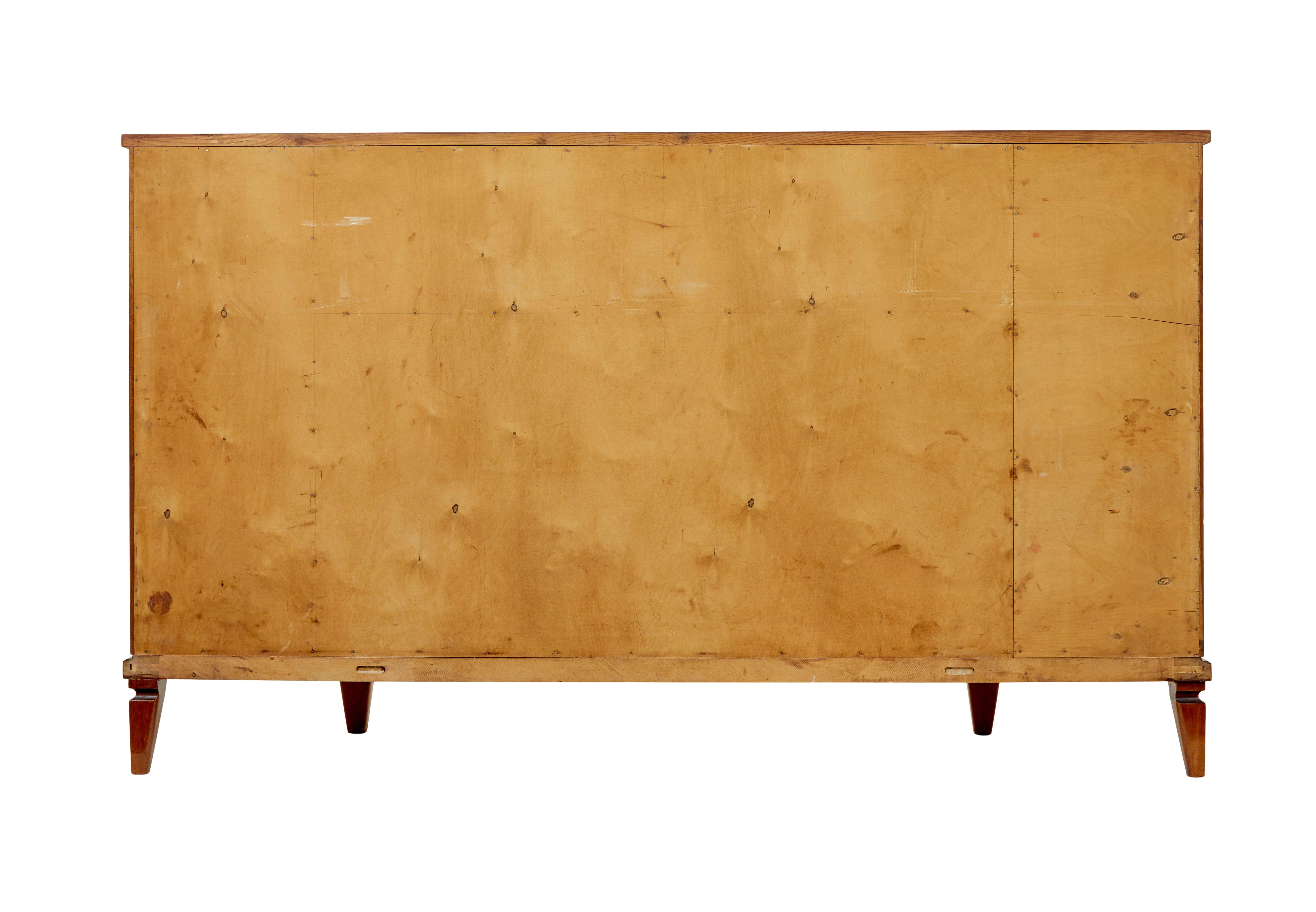 Credenza scandinava di metà secolo in teak intarsiato In condizioni buone in vendita a Debenham, Suffolk
