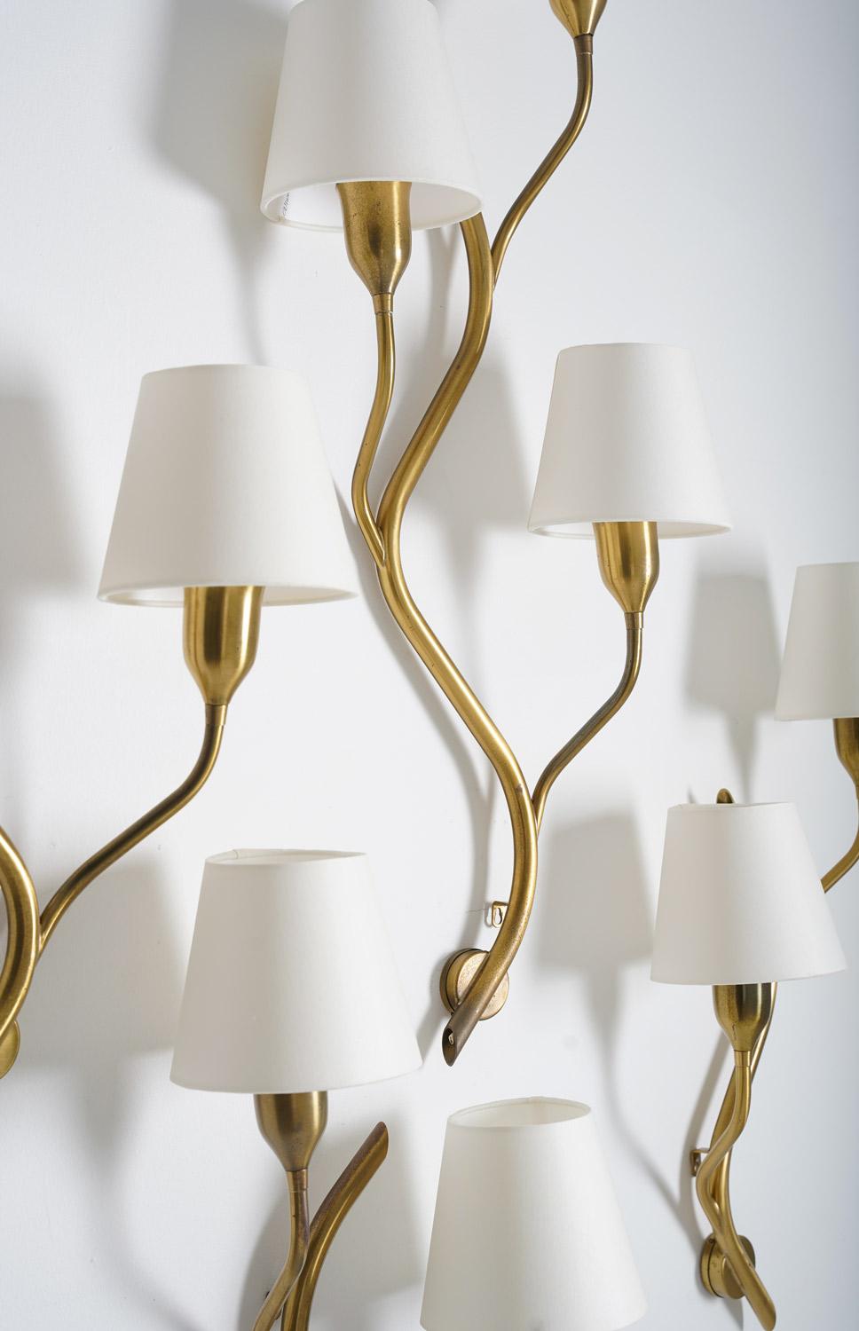 Scandinavian Mid Century Wall Lamps by Astra In Good Condition In Karlstad, SE