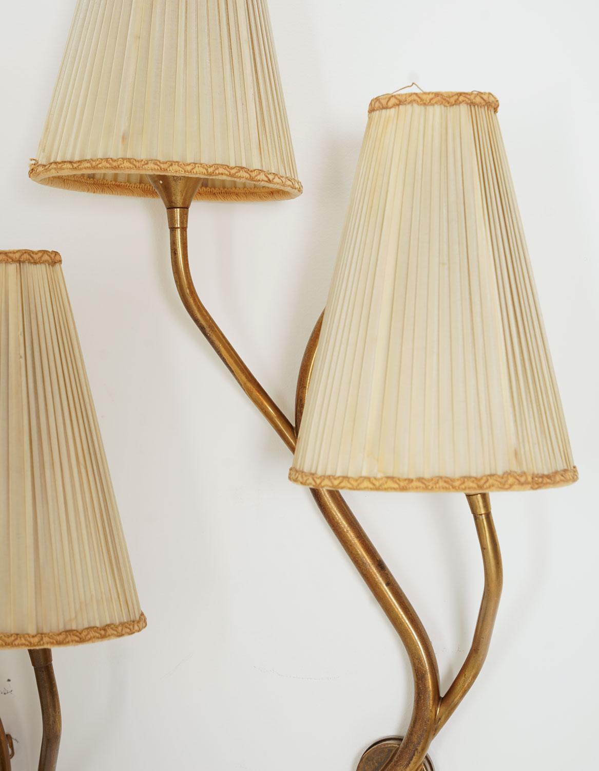 Scandinavian Mid Century Wall Lamps by Astra In Good Condition In Karlstad, SE