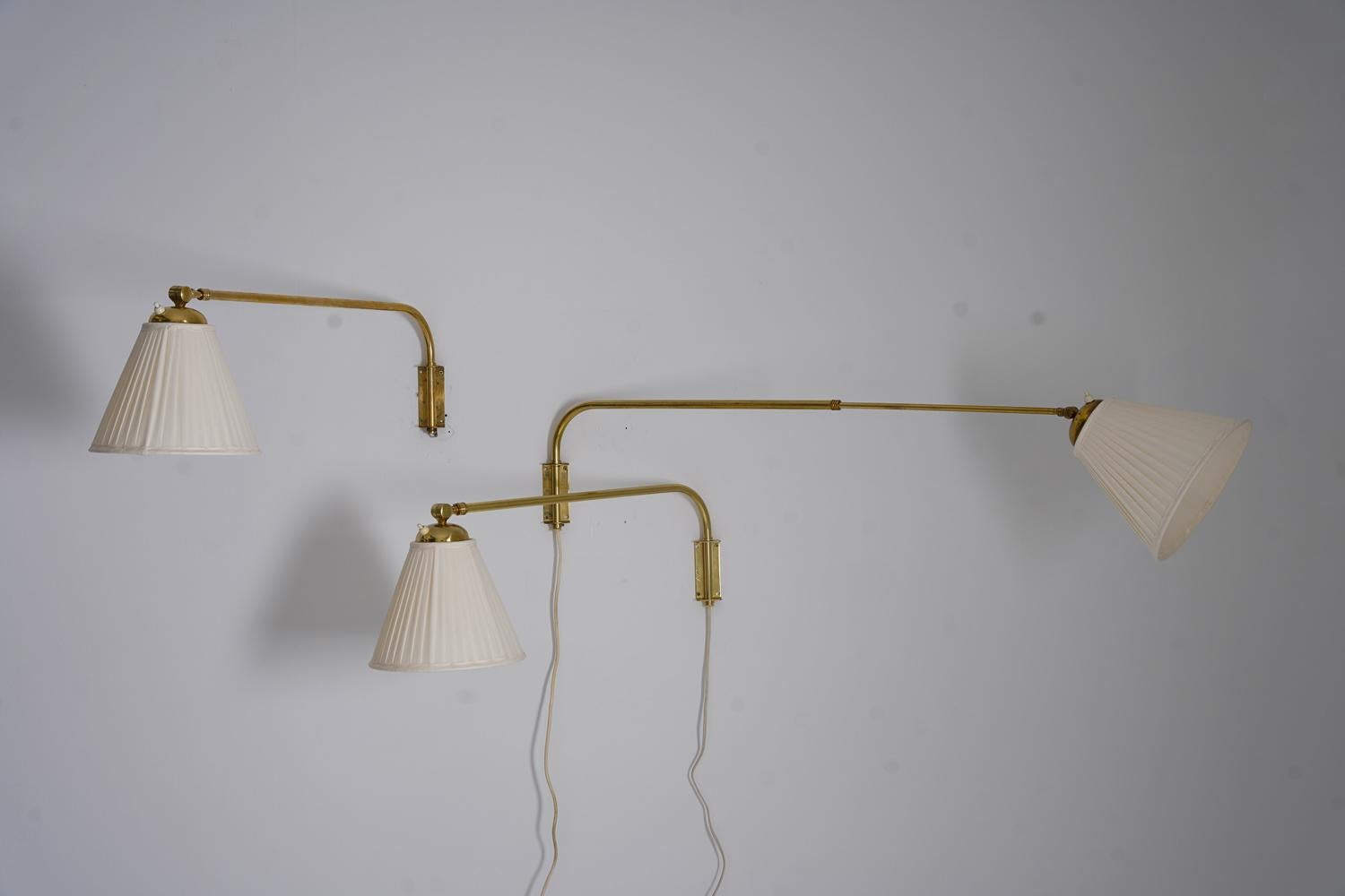 Lámparas de pared escandinavas de mediados de siglo Sueco en venta