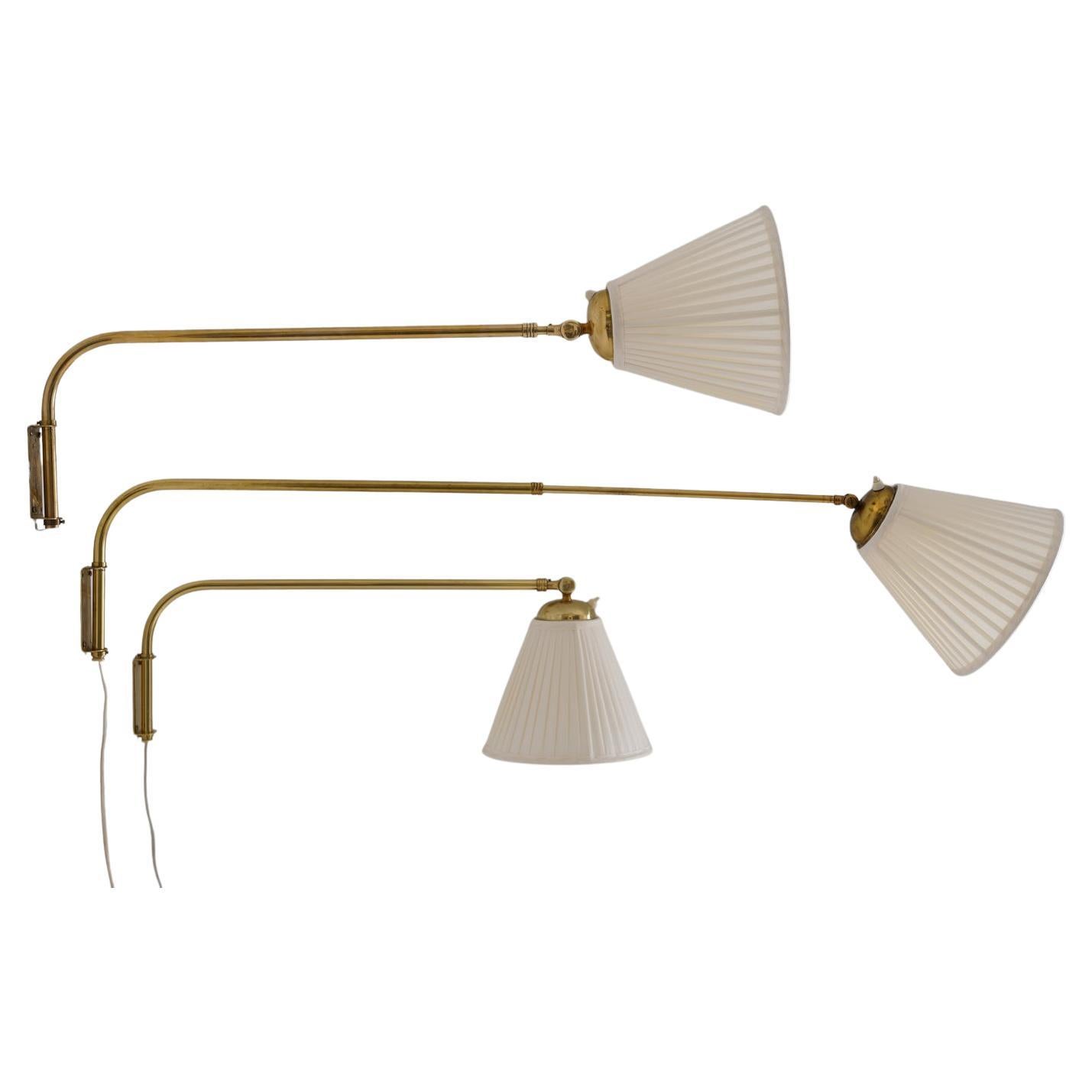 Skandinavische Mid-Century Wandlampen