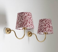 Scandinavian Mid Century Wall Lamps Model 2334 by Josef Frank for Svensk Tenn