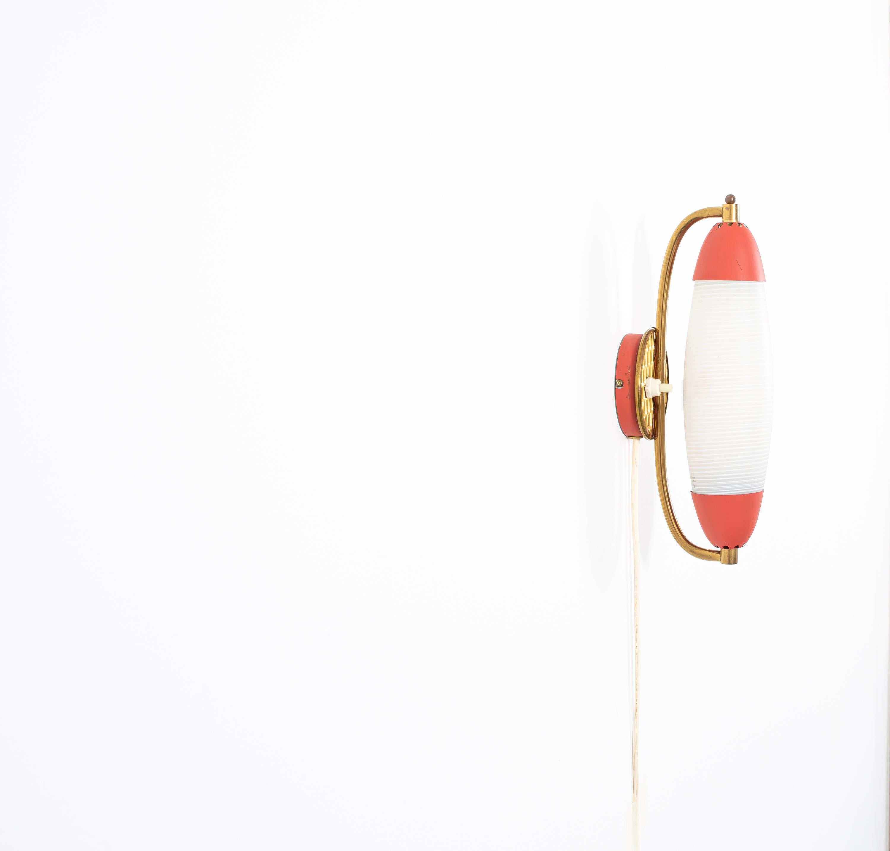 Lampada da parete scandinava di metà secolo, Norvegia, anni '50 In condizioni buone in vendita a Oslo, NO