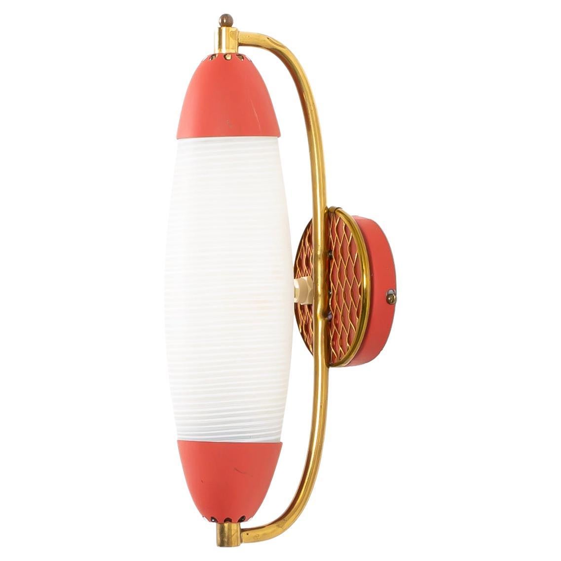 Lampada da parete scandinava di metà secolo, Norvegia, anni '50 in vendita