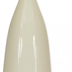 Scandinavian Mid-Century White Glass Bud Vase