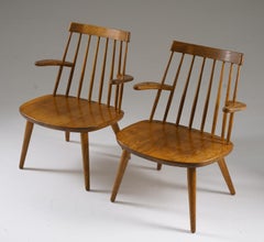 Scandinavian Midcentury Armchairs Model "Sibbo" by Yngve Ekström