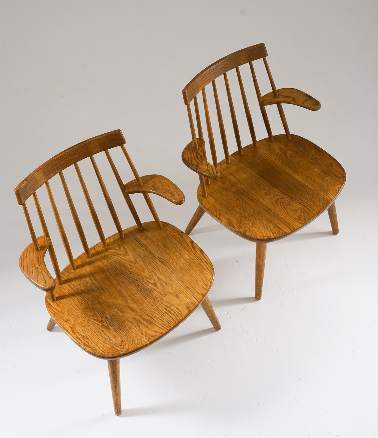 Scandinave moderne Fauteuils scandinaves du milieu du siècle Modèle 