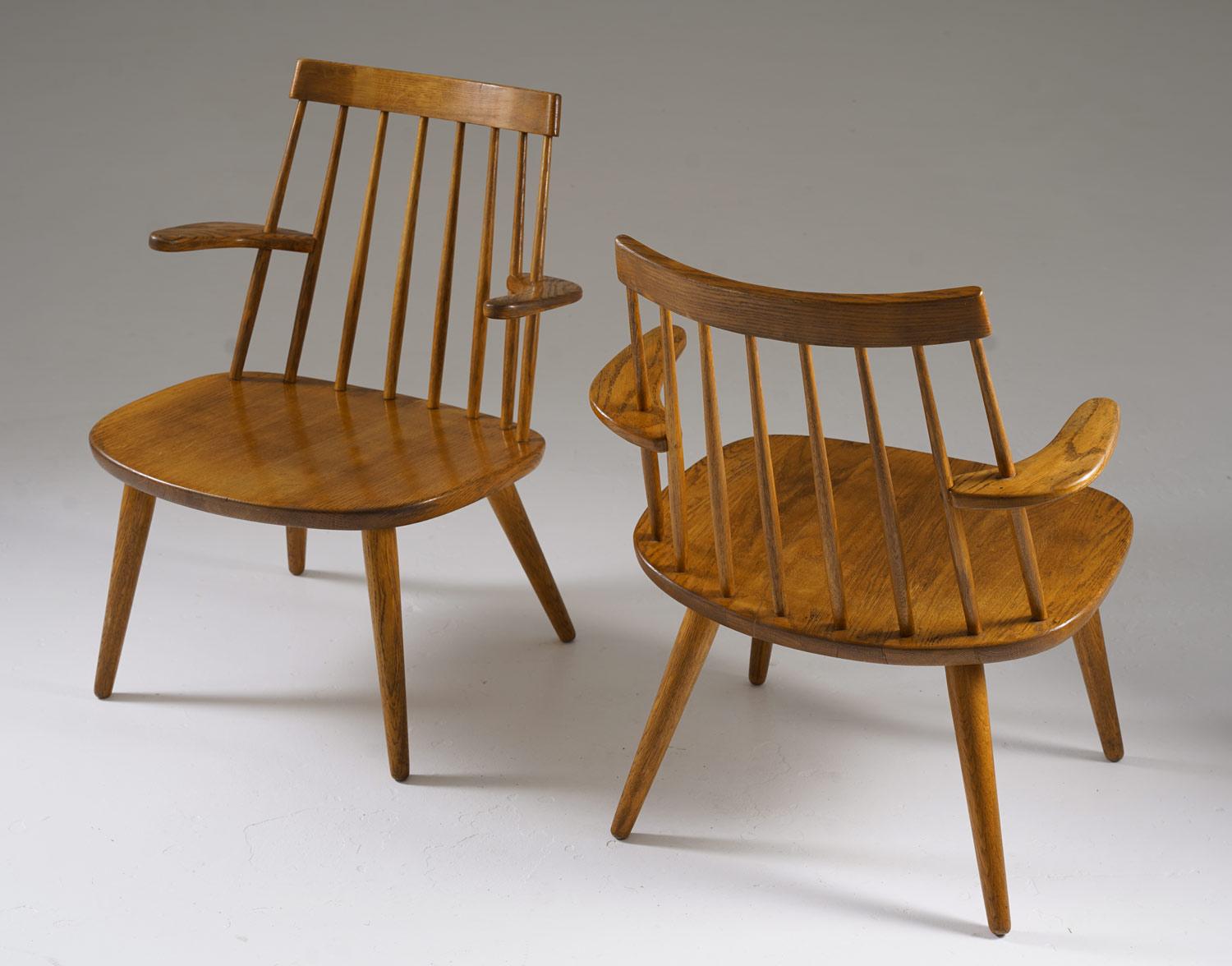 Sillones escandinavos de mediados de siglo Modelo 