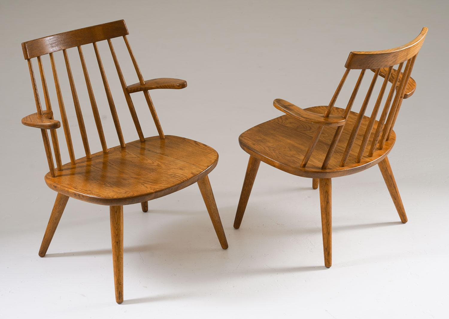 Suédois Fauteuils scandinaves du milieu du siècle Modèle 