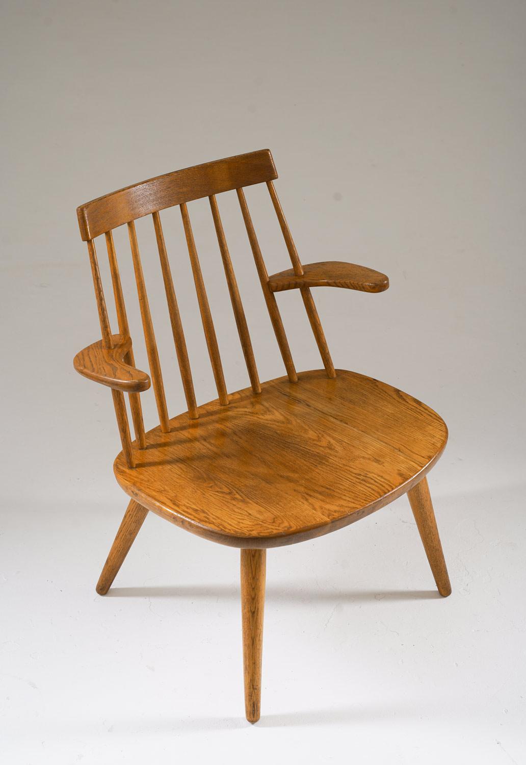20ième siècle Fauteuils scandinaves du milieu du siècle Modèle 