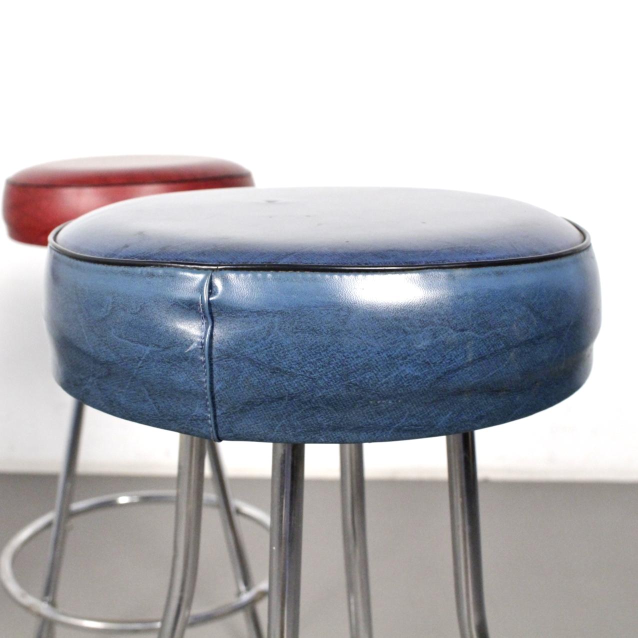 Danish Scandinavian Midcentury Bar Stools For Sale