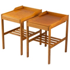 Scandinavian Midcentury Bedside Tables by Bertil Fridhagen for Bodafors, 1960s