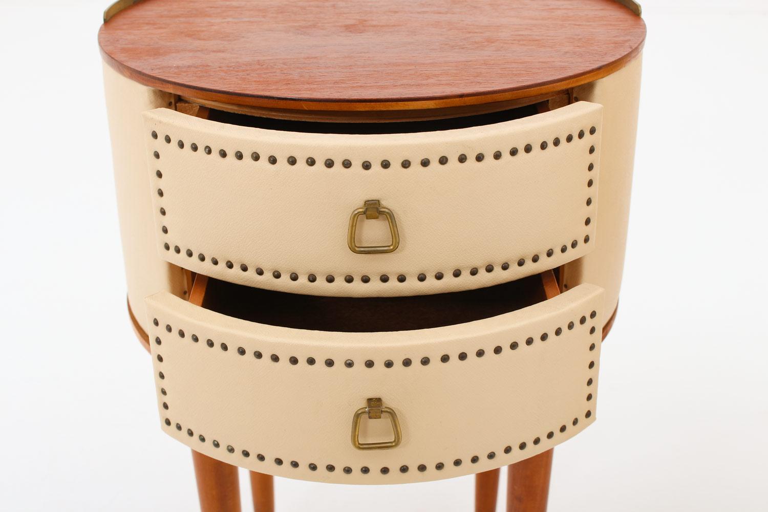 20th Century Scandinavian Midcentury Bedside Tables by Halvdan Pettersson, 1940s