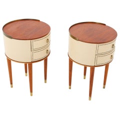 Scandinavian Midcentury Bedside Tables by Halvdan Pettersson, 1940s