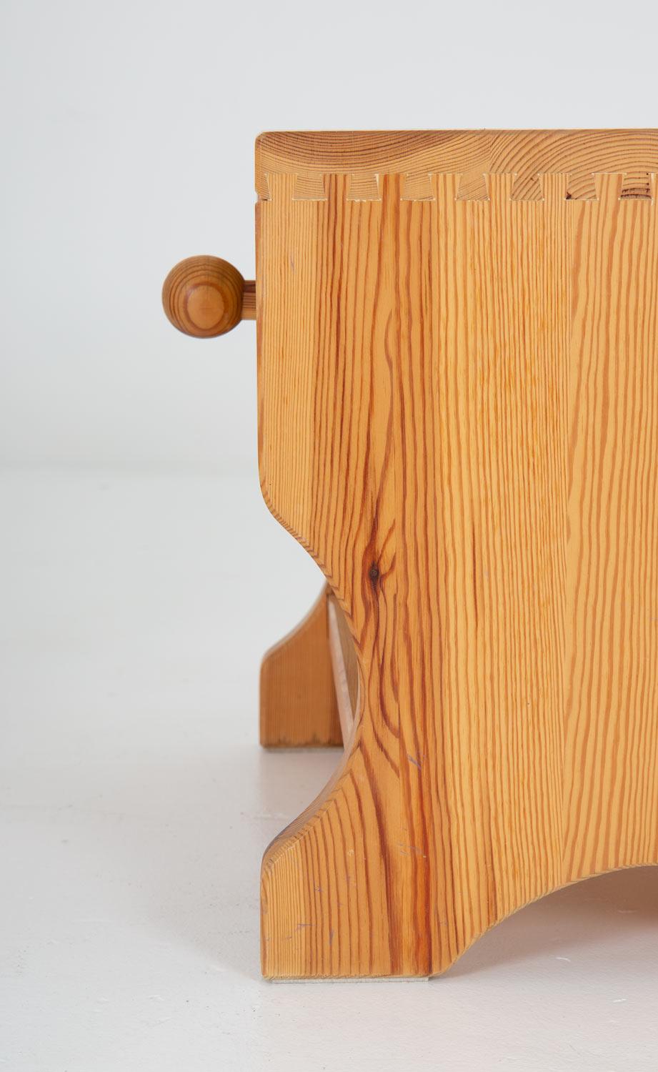 Scandinavian Modern Scandinavian Midcentury Bedside Tables in Pine