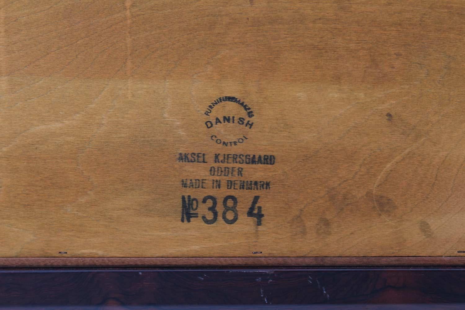 Scandinavian Midcentury Bedside Tables in Rosewood by Kai Kristiansen, 1960s 4