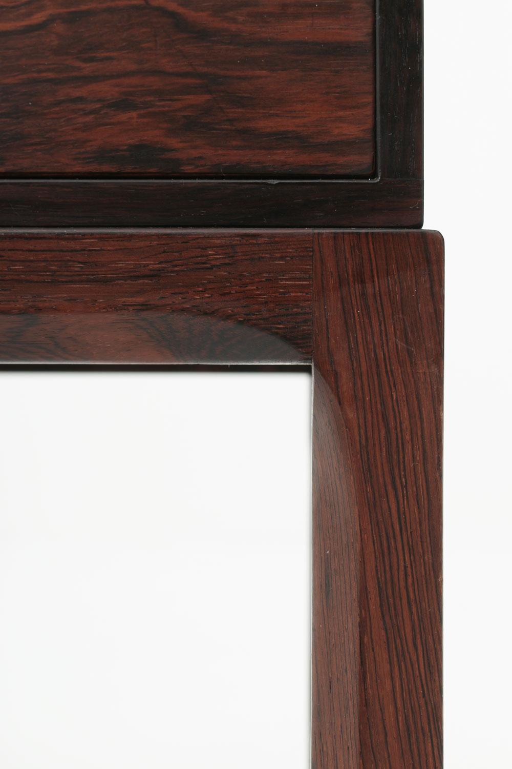 Scandinavian Midcentury Bedside Tables in Rosewood by Kai Kristiansen, 1960s 2