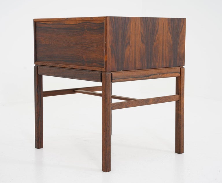 Scandinavian Mid-Century Bedside Tables in Rosewood, Model Casino, 1960s In Good Condition For Sale In Karlstad, SE