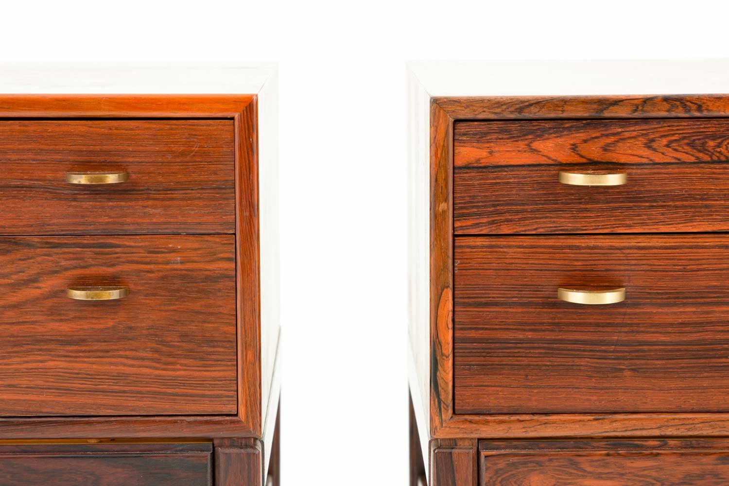 20th Century Scandinavian Midcentury Bedside Tables in Rosewood, Model Casino, 1960s