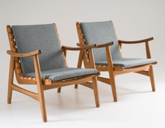 Sedie da salotto scandinave del Medioevo "Biri" di Harry Moen e Torbjørn Afdal