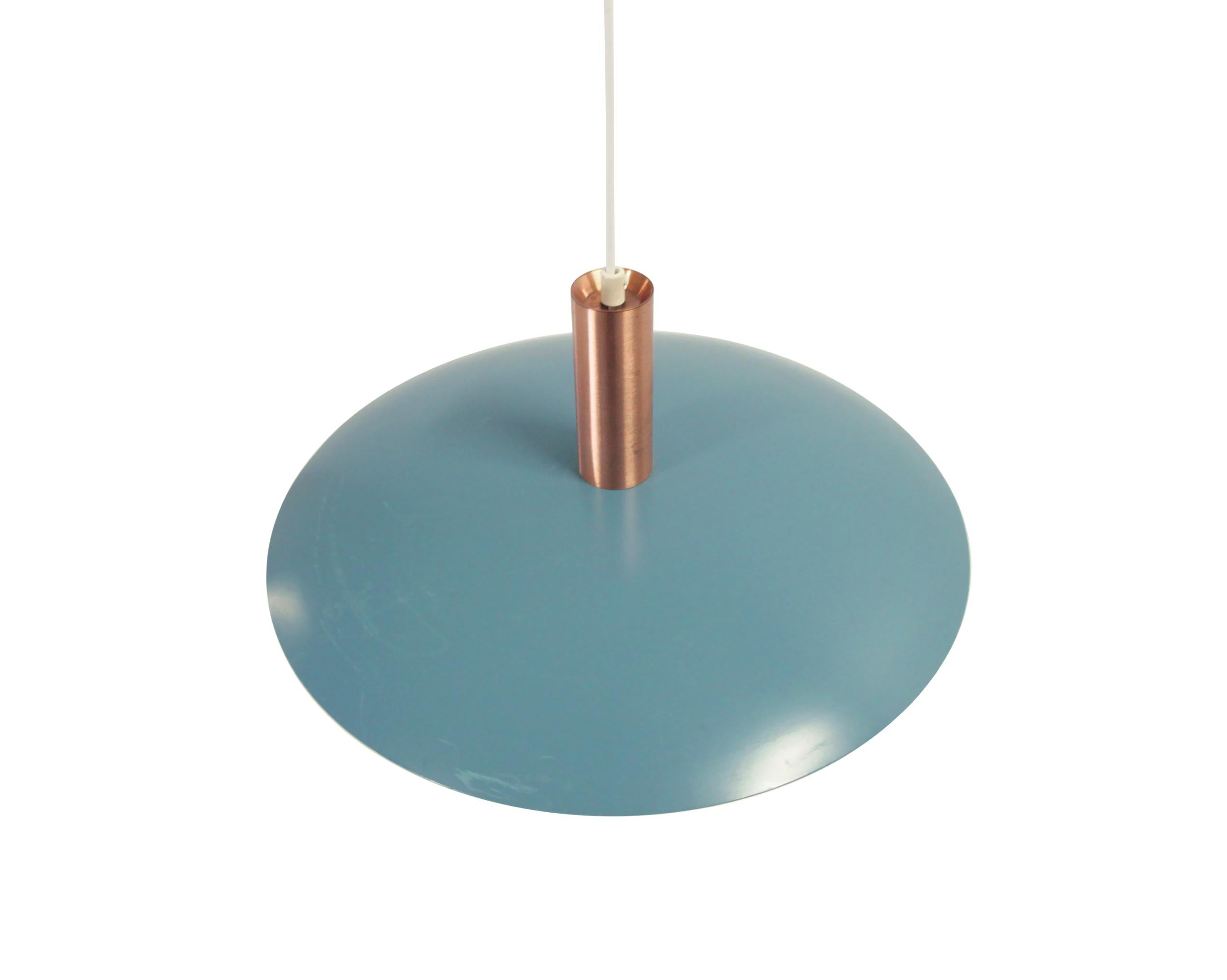 Scandinavian Midcentury Ceiling Light by T. Roste & Co, Norway, 1960s In Excellent Condition In Oslo, NO