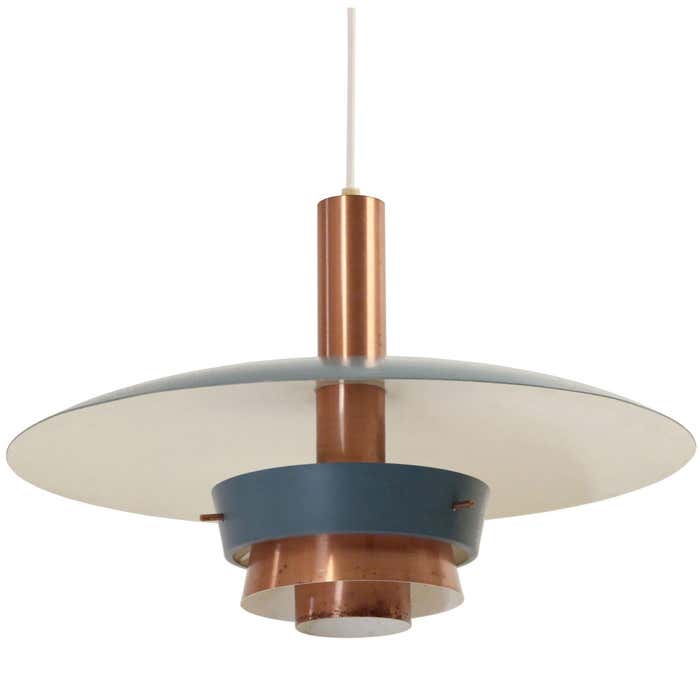 Scandinavian Midcentury Ceiling Light by T. Roste and Co, Norway, 1960s ...