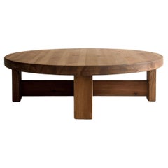 Table basse scandinave du milieu du siècle, anonyme, pin, vers 1970