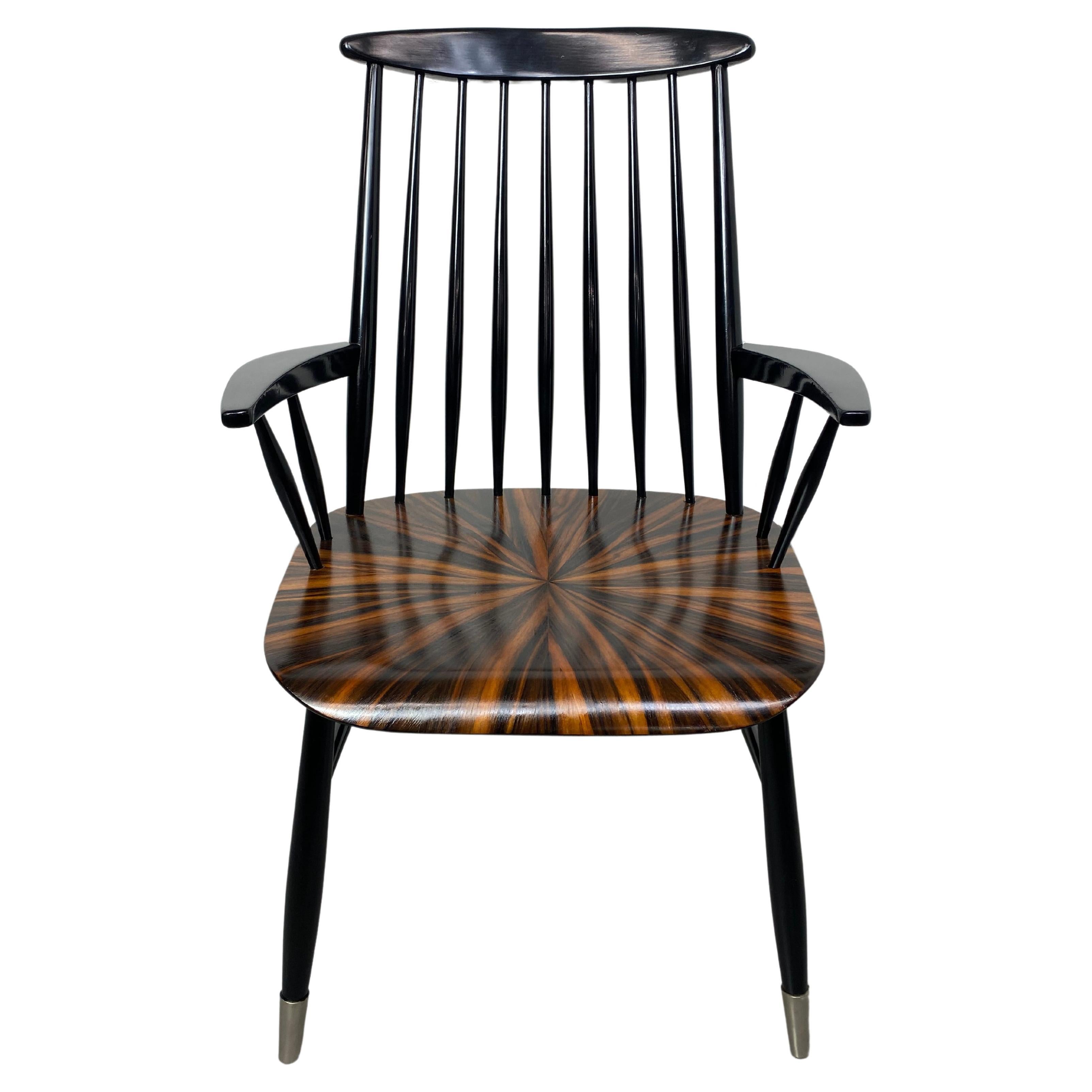 Silla de oficina de diseño escandinavo de mediados de siglo atr. Ilmari Tapiovaara