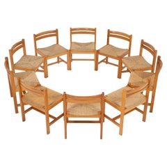 Scandinavian Midcentury Dining Chairs "Asserbo" by Børge Mogensen