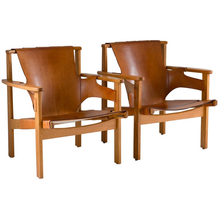 Scandinavian Midcentury Easy Chairs "Trienna" by Carl-Axel Acking for NK For Sale