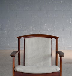 Sedia da salotto scandinava del Medioevo di Folke Ohlsson per DUX, anni '50