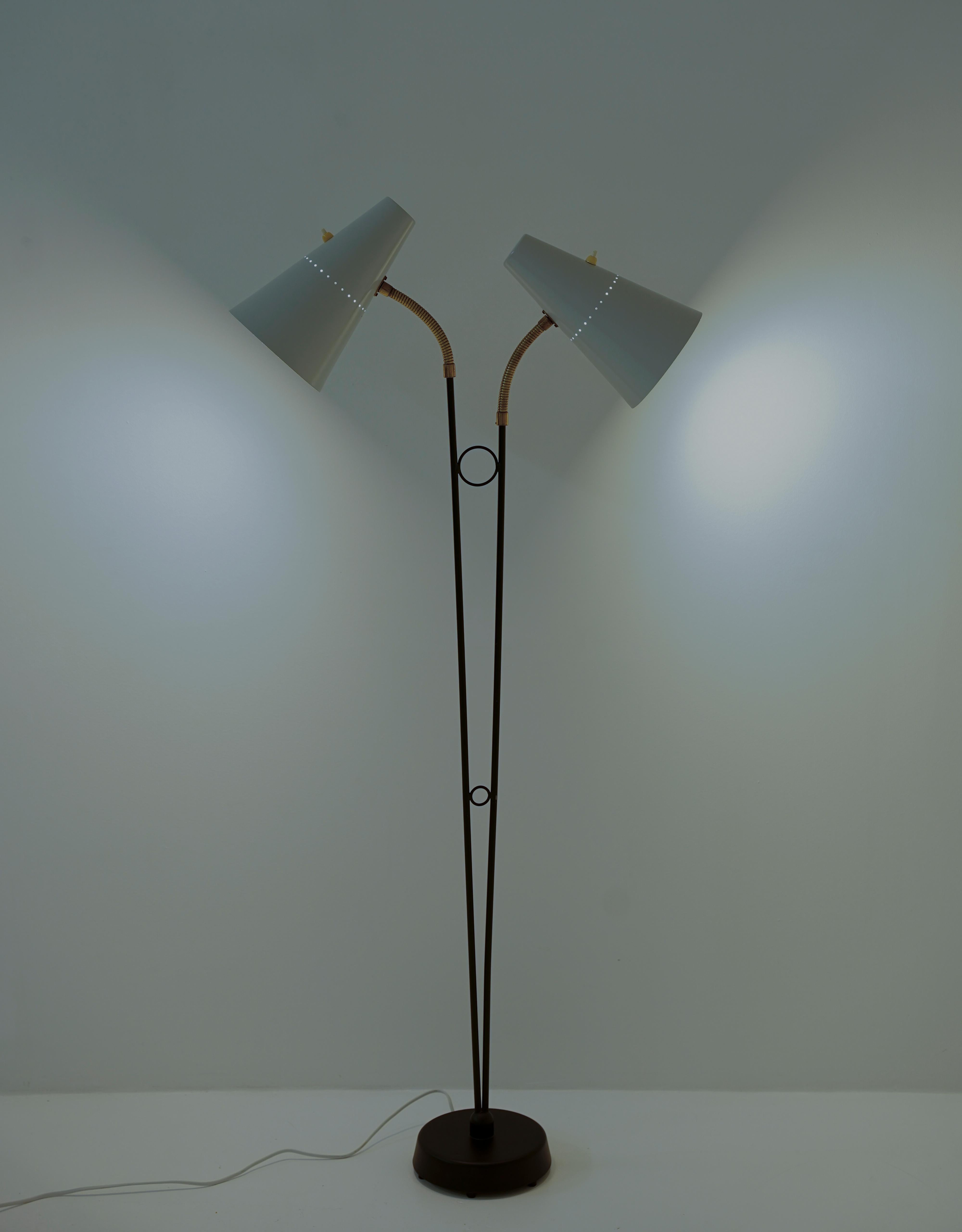 Scandinavian Midcentury Floor Lamp, 1950s 1
