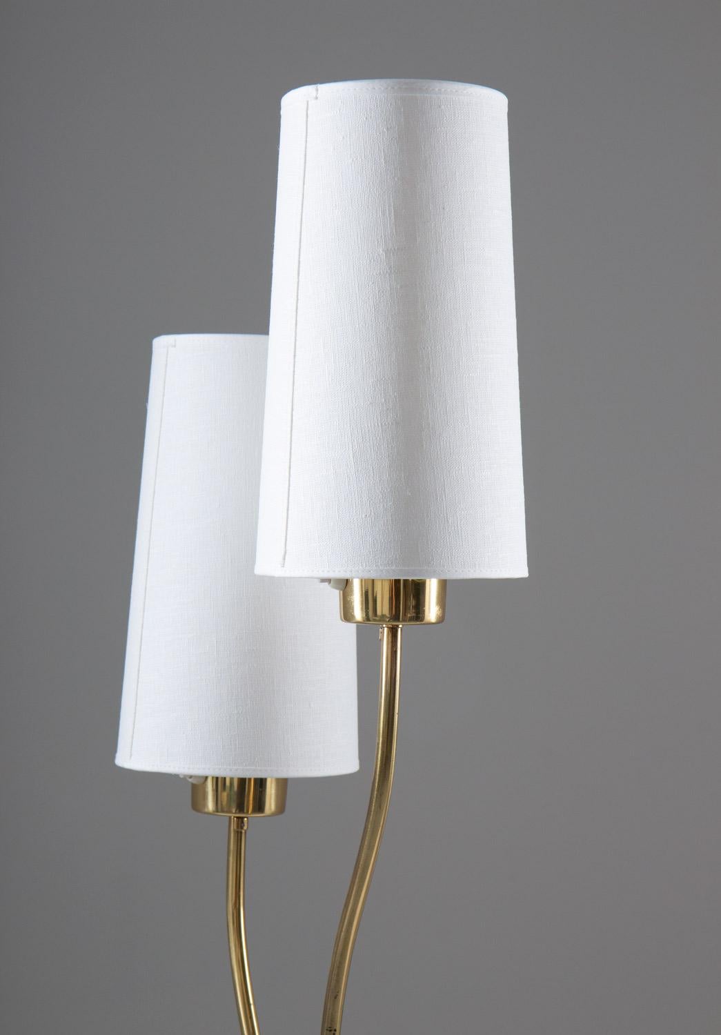 Mid-Century Modern Scandinavian Midcentury Floor Lamp in Brass