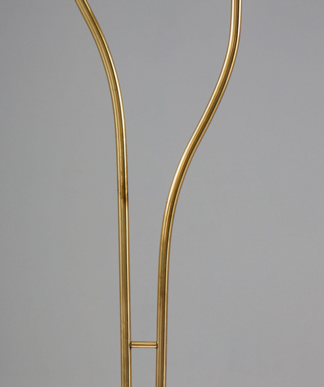 20th Century Scandinavian Midcentury Floor Lamp in Brass