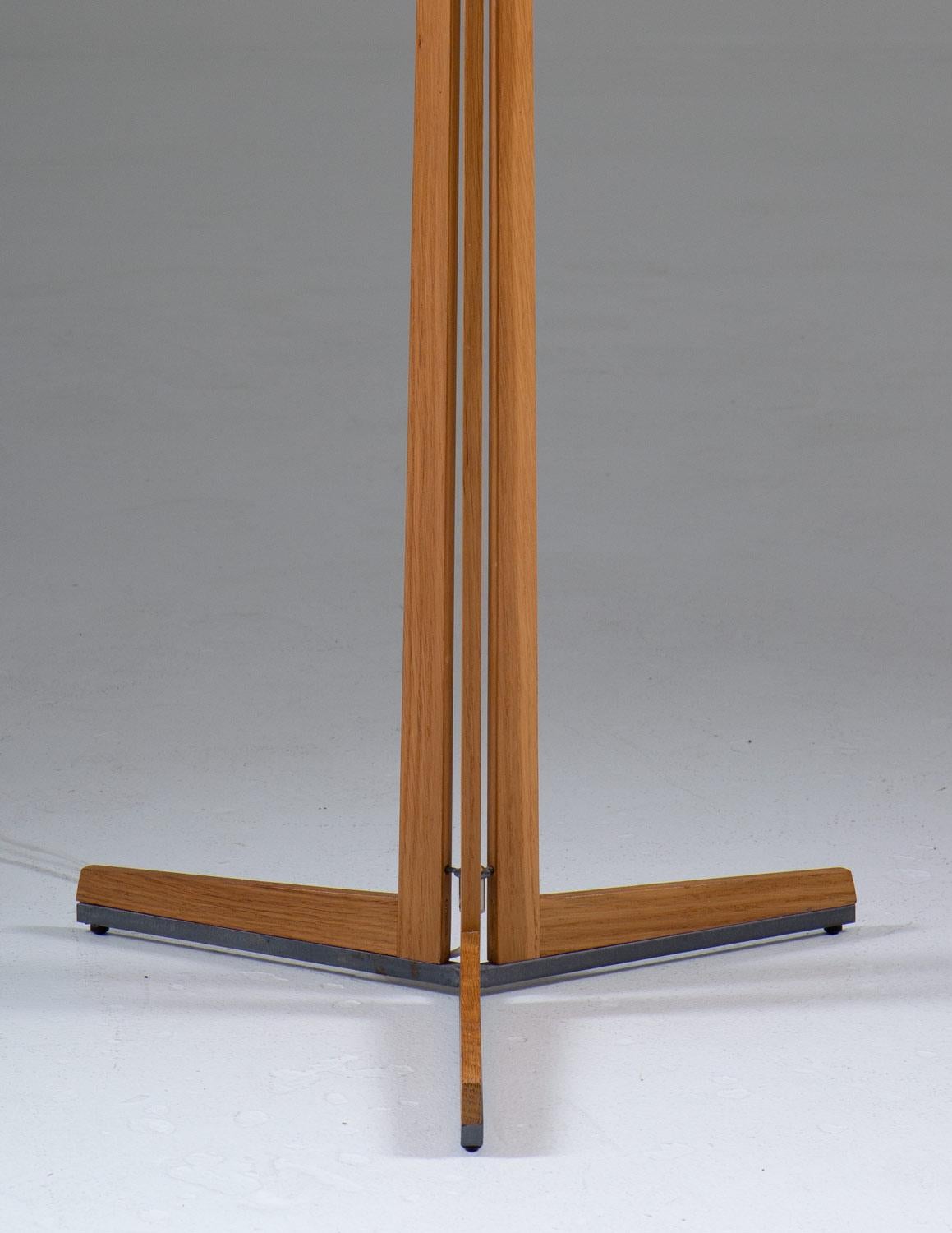 Scandinavian Modern Scandinavian Midcentury Floor Lamp in Oak