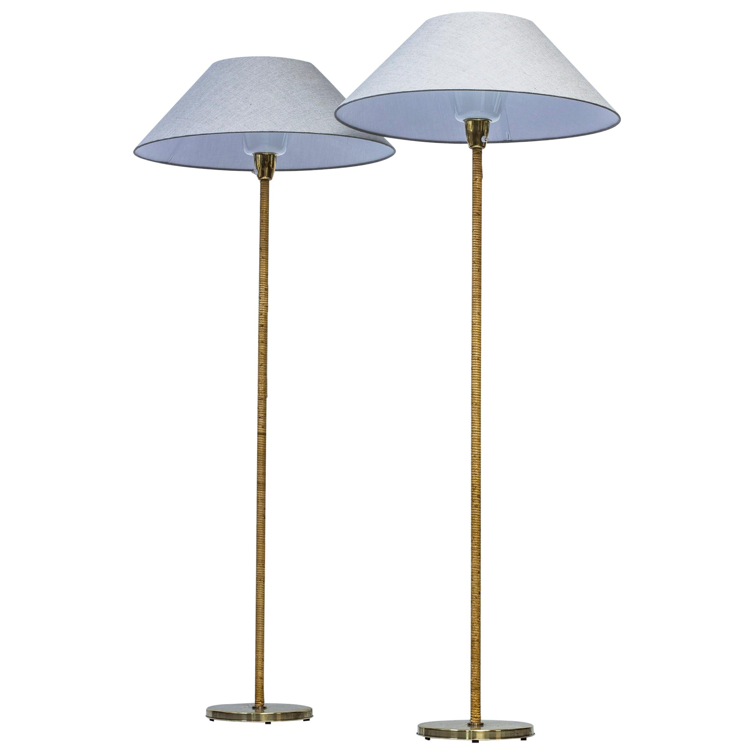 Scandinavian Midcentury Floor Lamps Model "G-05" by Bergboms, 1950s