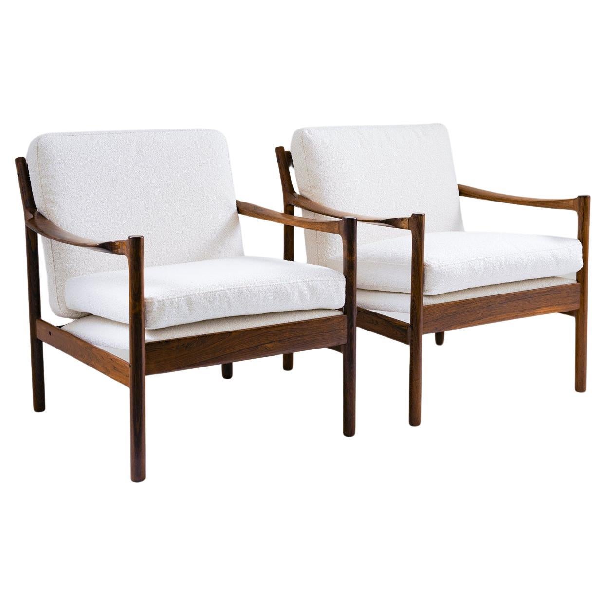 Scandinavian Midcentury Lounge Chairs by Torbjørn Afdal For Sale