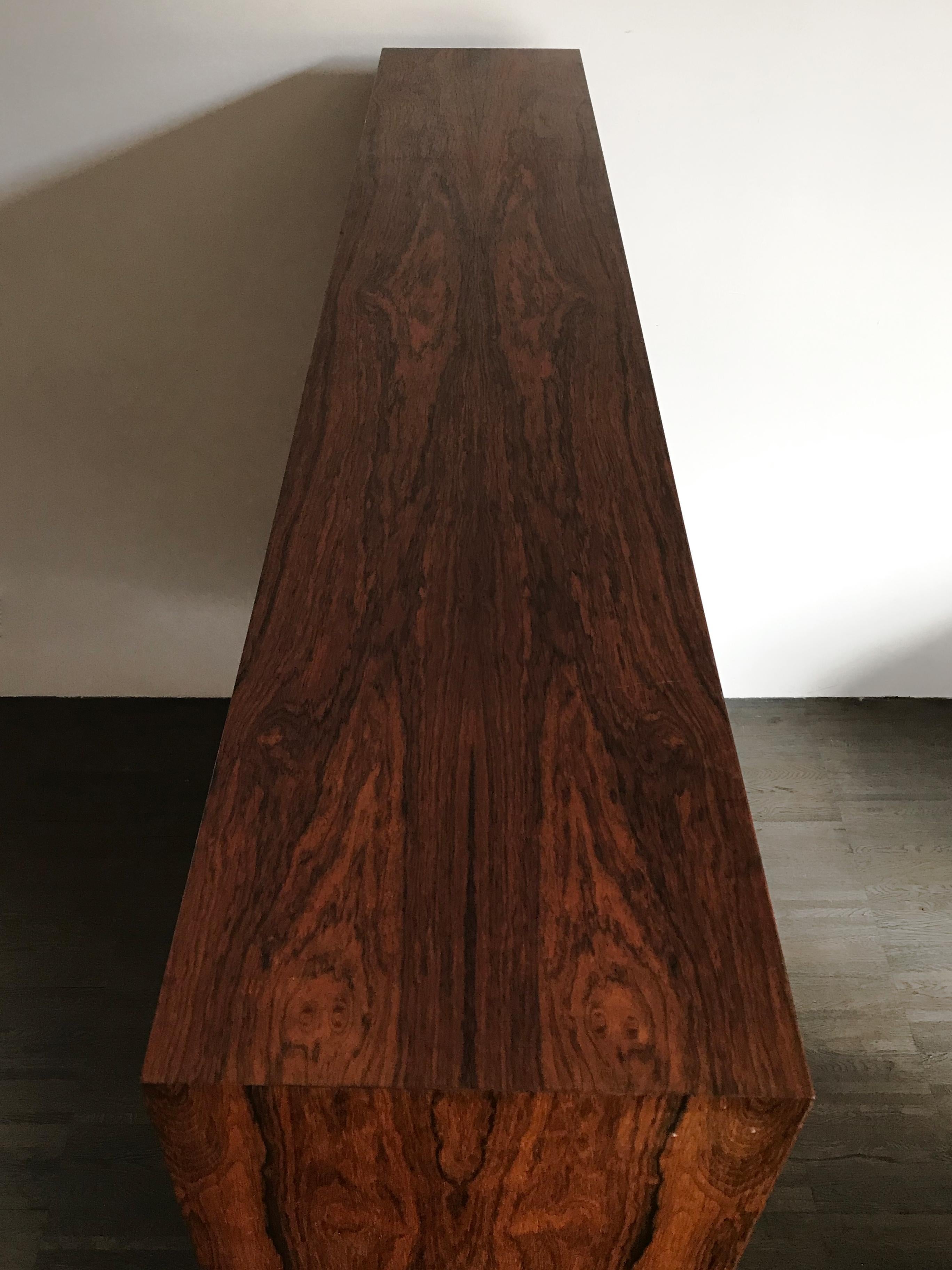 Scandinavian Mid-Century Modern Design Dark Wood Bookcase, 1960s 12