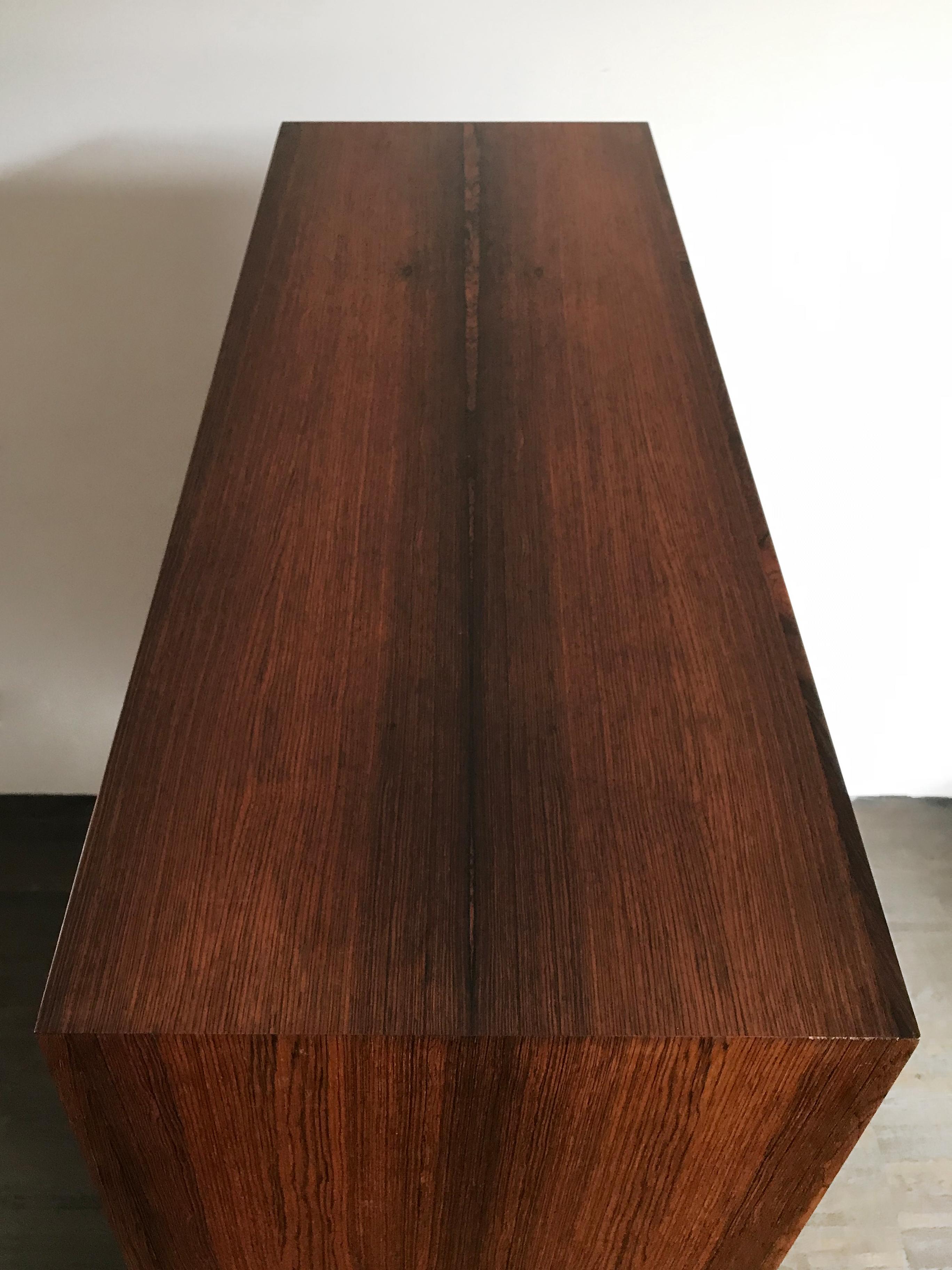 Scandinavian Midcentury Modern Design Dark Wood Cabinet, 1960s 6
