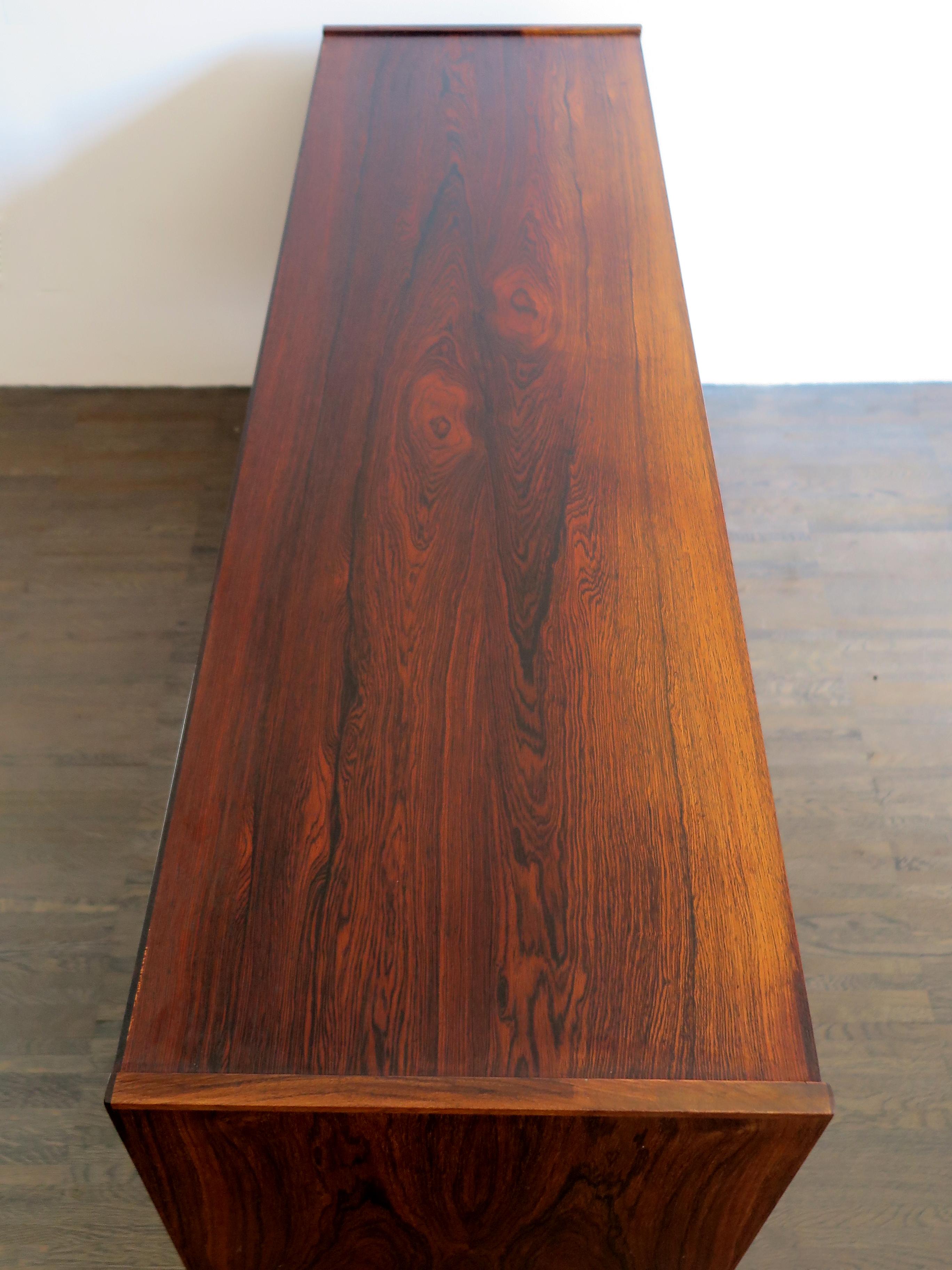 Scandinavian Mid-Century Modern Design Dark Wood Sideboard, 1960s 1