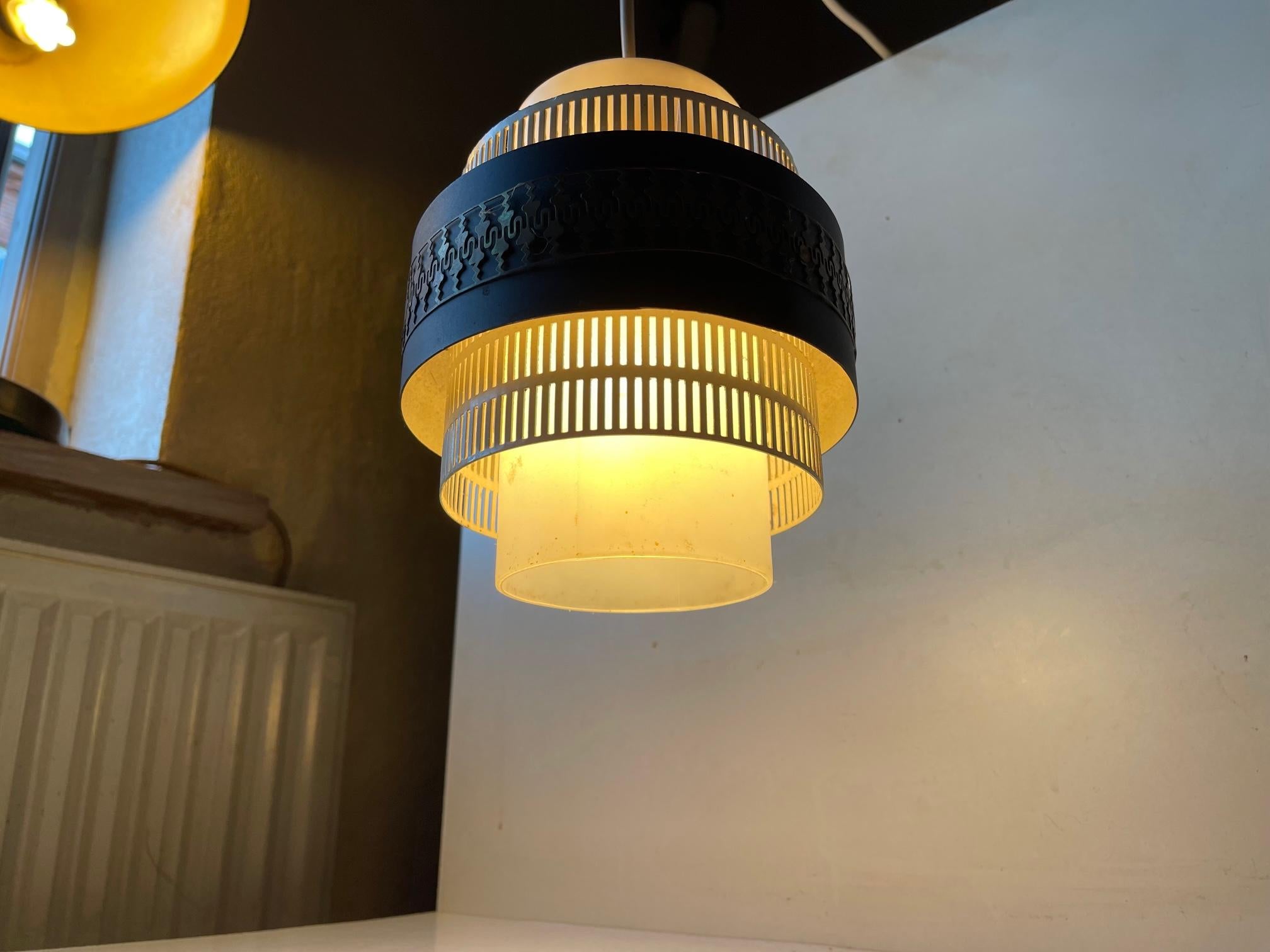 Mid-Century Modern Scandinavian Midcentury Pendant Lamp by E. S. Horn, 1950s For Sale