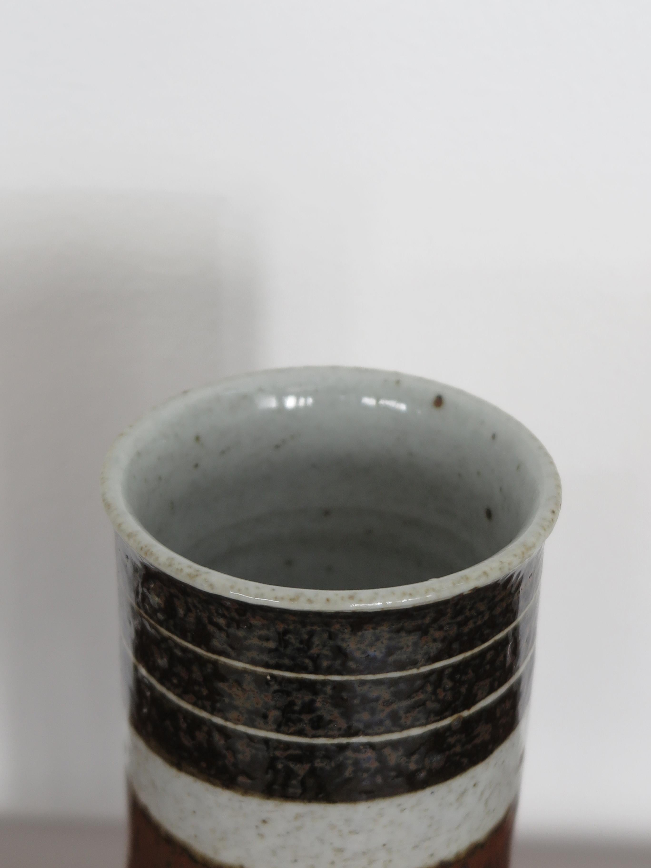 Scandinavian Midcentury Rörstrand Ceramic Vase, Swedish 1960s In Good Condition In Reggio Emilia, IT