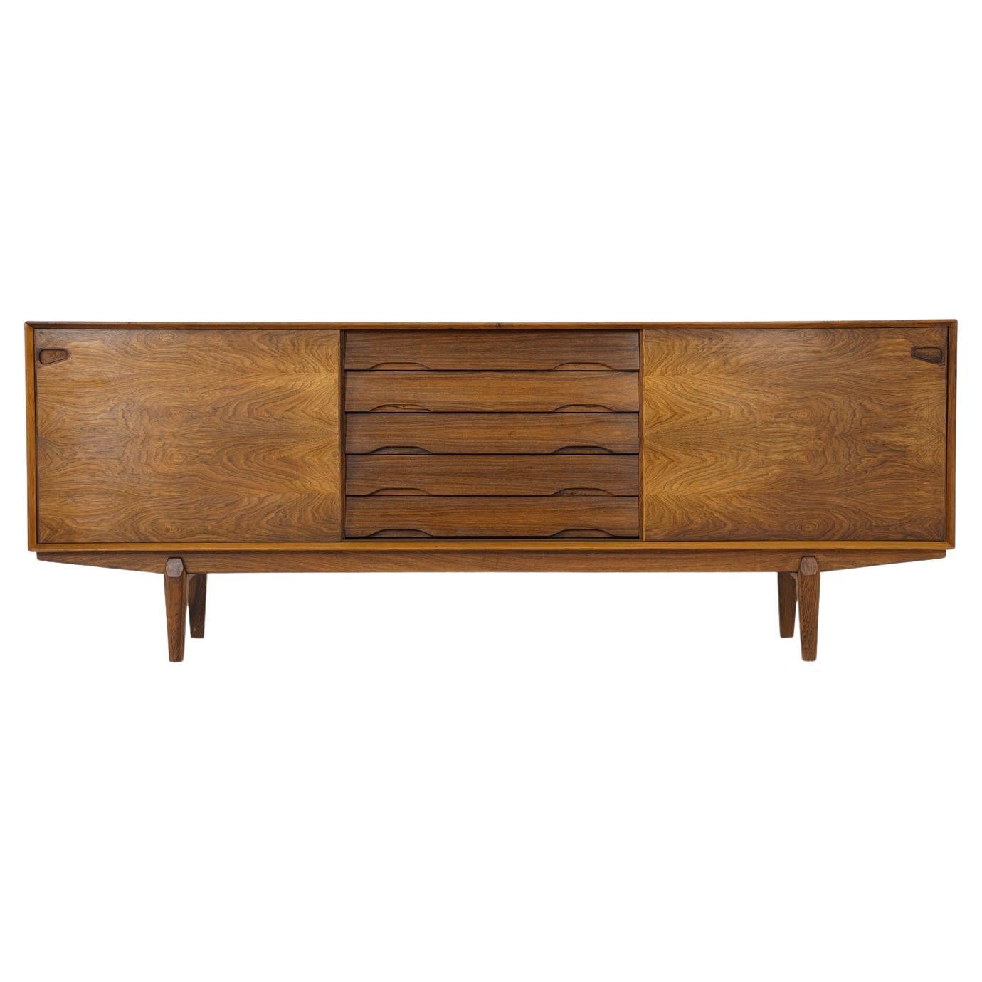 Scandinavian Midcentury Rosewood Sideboard by Egon Kristensen For Sale