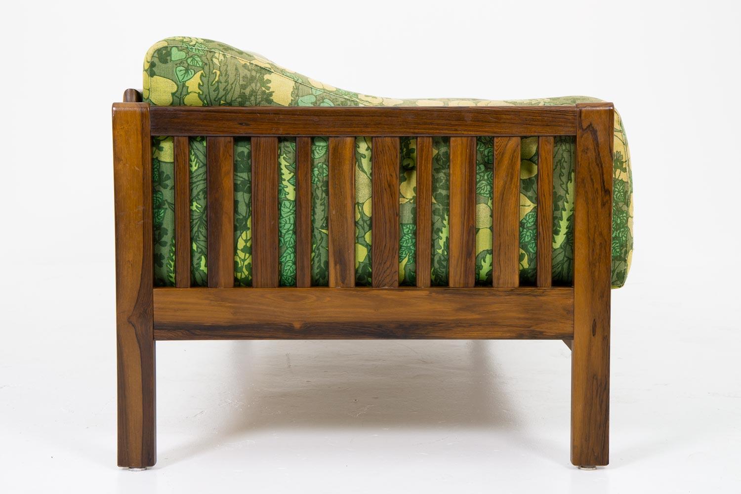 20ième siècle Canapé scandinave mi-siècle en bois de rose « Monte Carlo », 1965 en vente